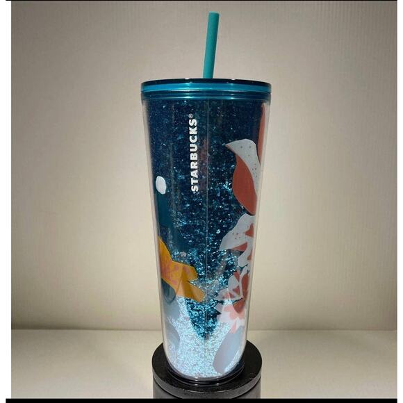 STARBUCKS 2021 Easter Sparkle Blue Bunny Tumbler Cold Cup Hard to Find! - Picture 6 of 10